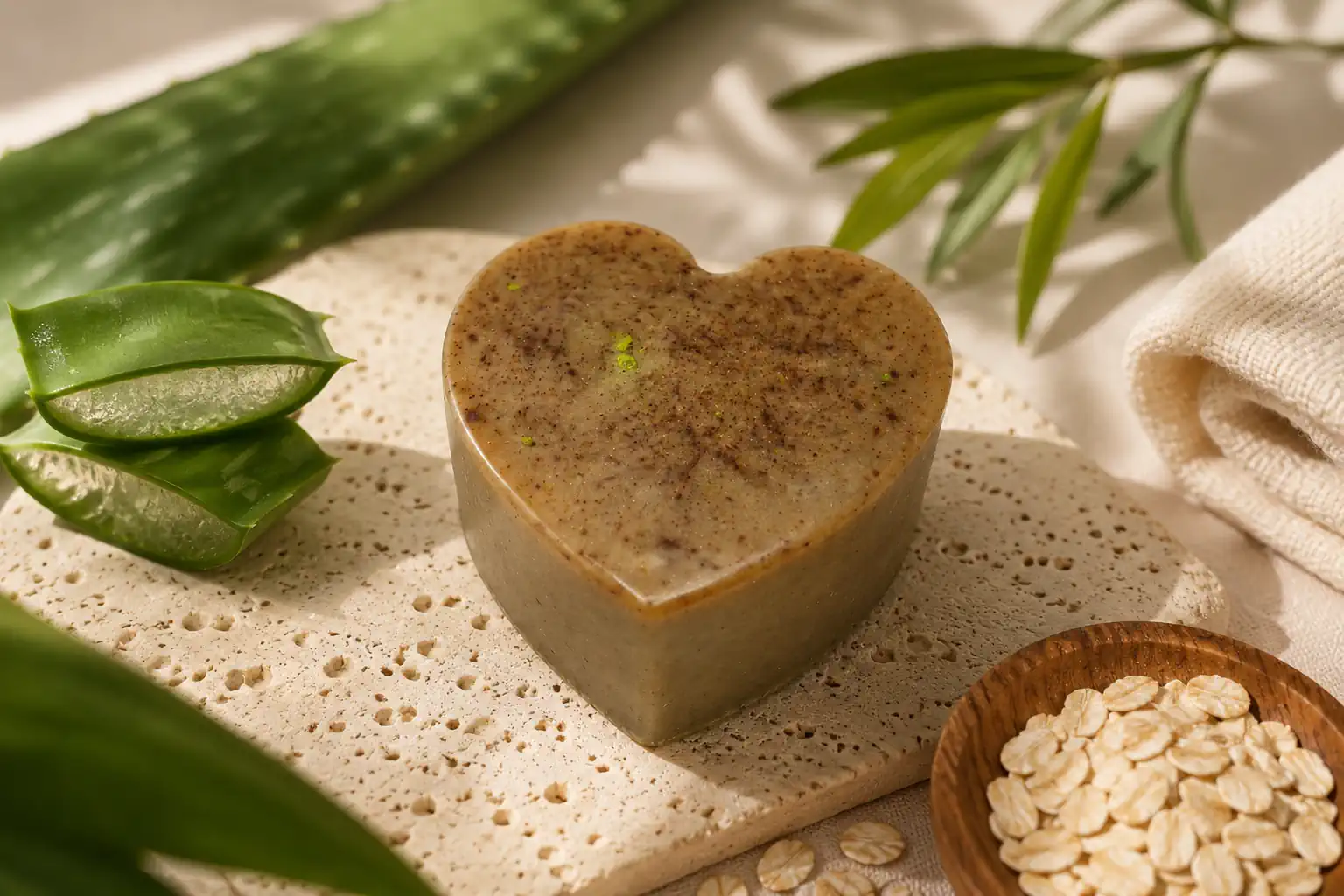 Marie Aloe Vera & Eucalyptus – Refreshing Artisan Soap - Image 3