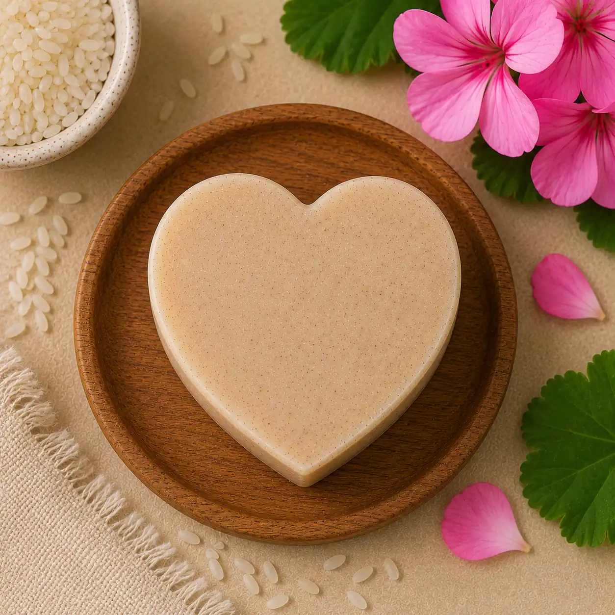 Rice & Geranium Artisan Soap
